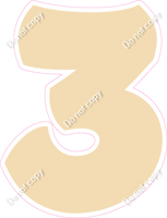 BBT 18" Individuals - Flat Champagne 3