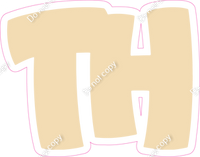 BBT 18" Individuals - Flat Champagne TH