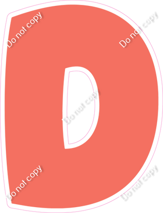 BBT 18" Individuals - Flat Coral D