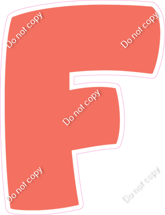 BBT 18" Individuals - Flat Coral F