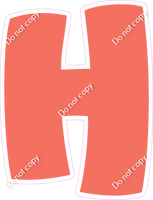 BBT 18" Individuals - Flat Coral H