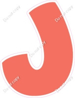 BBT 18" Individuals - Flat Coral J