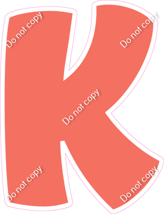 BBT 18" Individuals - Flat Coral K