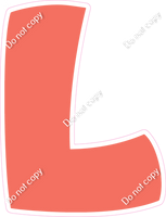 BBT 18" Individuals - Flat Coral L