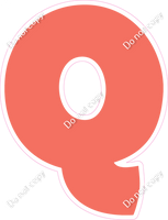 BBT 18" Individuals - Flat Coral Q