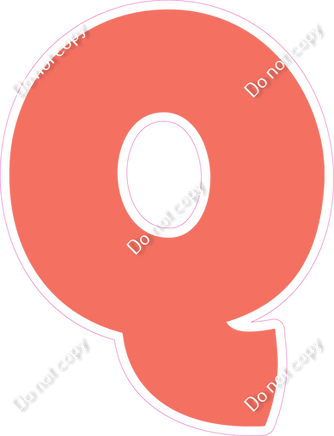 BBT 18" Individuals - Flat Coral Q