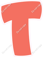 BBT 18" Individuals - Flat Coral T