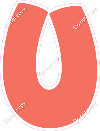 BBT 18" Individuals - Flat Coral U