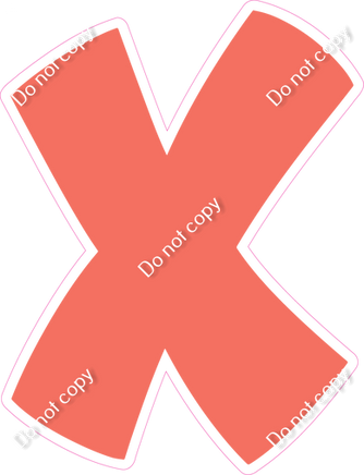 BBT 18" Individuals - Flat Coral X