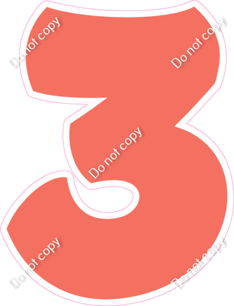 BBT 18" Individuals - Flat Coral 3