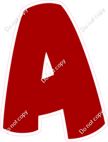 BBT 18" Individuals - Flat Crimson A