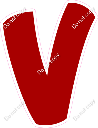 BBT 18" Individuals - Flat Crimson V