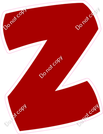 BBT 18" Individuals - Flat Crimson Z