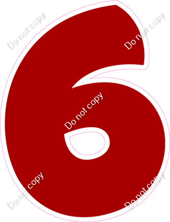 BBT 18" Individuals - Flat Crimson 6