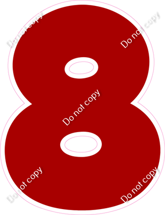 BBT 18" Individuals - Flat Crimson 8