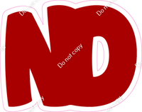 BBT 18" Individuals - Flat Crimson ND