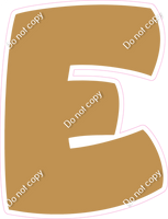 BBT 18" Individuals - Flat Gold E