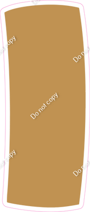 BBT 18" Individuals - Flat Gold I