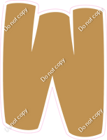 BBT 18" Individuals - Flat Gold W