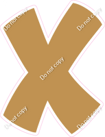 BBT 18" Individuals - Flat Gold X