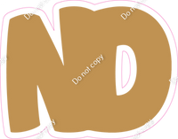 BBT 18" Individuals - Flat Gold ND