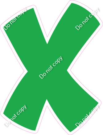 BBT 18" Individuals - Flat Green X