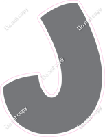 BBT 18" Individuals - Flat Grey J