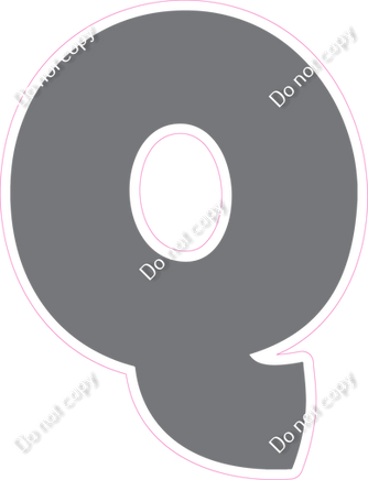 BBT 18" Individuals - Flat Grey Q