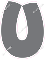 BBT 18" Individuals - Flat Grey U