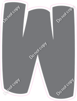 BBT 18" Individuals - Flat Grey W