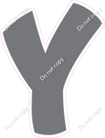 BBT 18" Individuals - Flat Grey Y