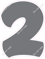 BBT 18" Individuals - Flat Grey 2