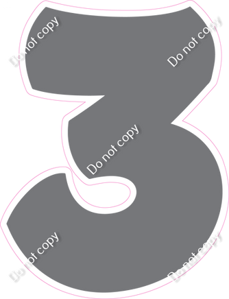 BBT 18" Individuals - Flat Grey 3