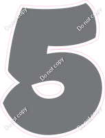 BBT 18" Individuals - Flat Grey 5