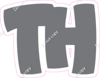 BBT 18" Individuals - Flat Grey TH