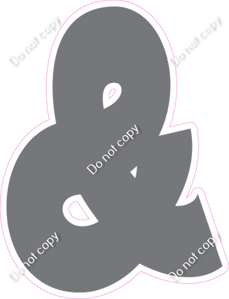 BBT 18" Individuals - Flat Grey &