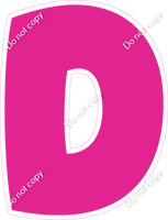 BBT 18" Individuals - Flat Hot Pink D