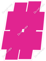 BBT 18" Individuals - Flat Hot Pink #