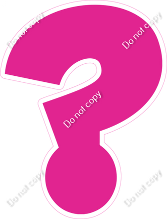 BBT 18" Individuals - Flat Hot Pink ?