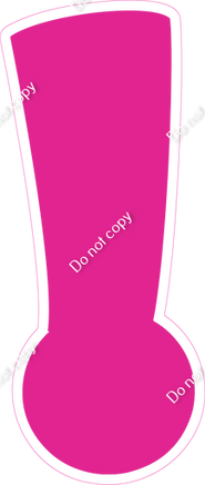 BBT 18" Individuals - Flat Hot Pink !