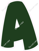 BBT 18" Individuals - Flat Hunter Green A