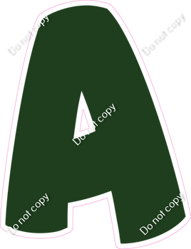 BBT 18" Individuals - Flat Hunter Green A