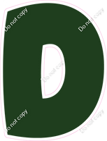 BBT 18" Individuals - Flat Hunter Green D