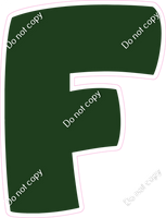 BBT 18" Individuals - Flat Hunter Green F