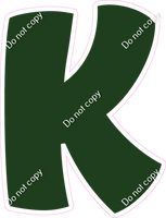 BBT 18" Individuals - Flat Hunter Green K