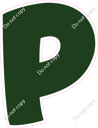 BBT 18" Individuals - Flat Hunter Green P