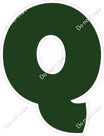 BBT 18" Individuals - Flat Hunter Green Q