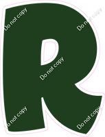 BBT 18" Individuals - Flat Hunter Green R