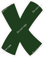 BBT 18" Individuals - Flat Hunter Green X