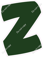 BBT 18" Individuals - Flat Hunter Green Z